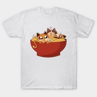 Ramen and cats T-Shirt